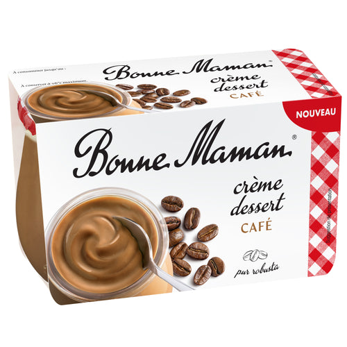 Crème dessert café pur robusta - 2 x 115 g - Bonne Maman - 1