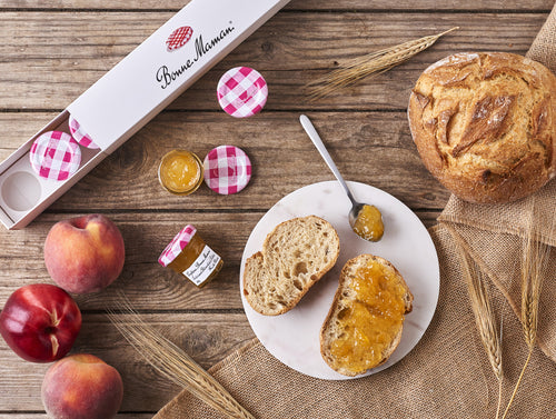 Photo de mise en situation de Confiture de Nectarines Blanches & Pêches Bonne Maman - Bonne Maman - 3