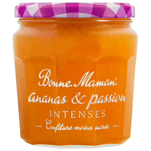 Ananas & Passion Intenses Bonne Maman sur fond blanc - Bonne Maman - 1