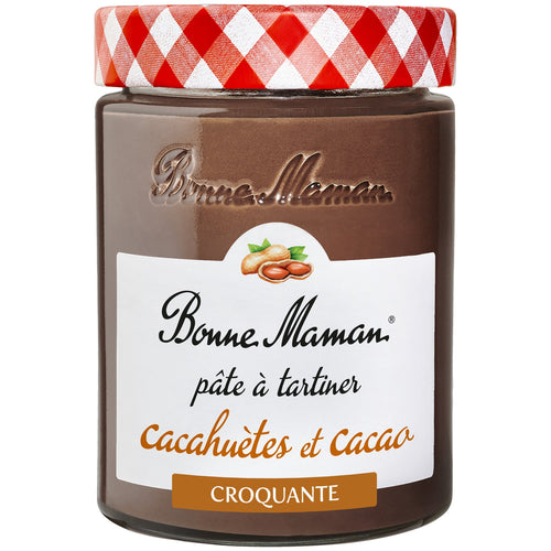 Pâte à tartiner Cacahuètes et Cacao croquante - Bonne Maman - 1